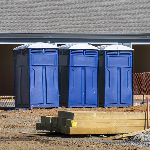 are there any restrictions on where i can place the porta potties during my rental period in Plato MN